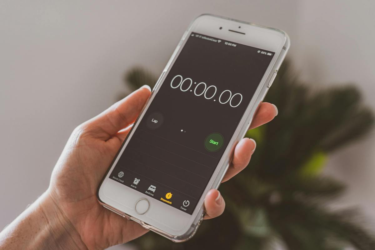 Example of the Start button