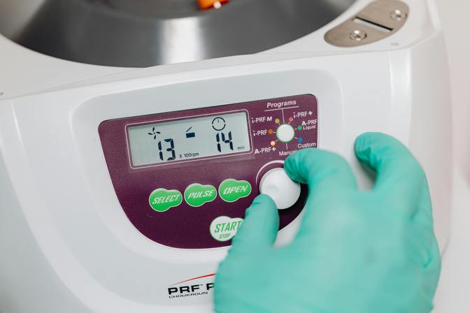 Example of the Start button